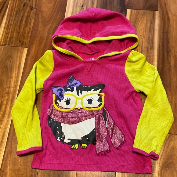 Girl’s Size 2 Long-sleeve T-shirts Bundle: Carter’s Llama & Children’s Place Owl - Picture 2 of 9